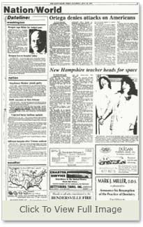 Newspaper Articles - Click for Full Page