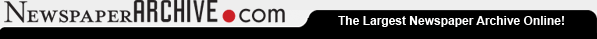 NewspaperARCHIVE The largest newspaper archive online! logo
