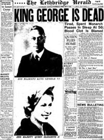Newspaper Image - The Lethridge Herald - Wednesday, February 6, 1952