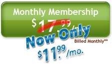 Introductory Offer for New Members - Monthly Membership - $11.99/Month **Billed Monthly