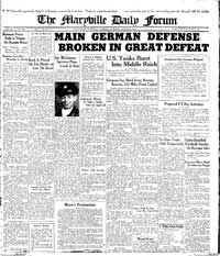 Main German Defense Broken In Great Defeat