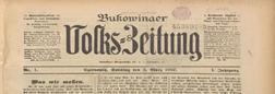Bukowinaer Volks Zeitung