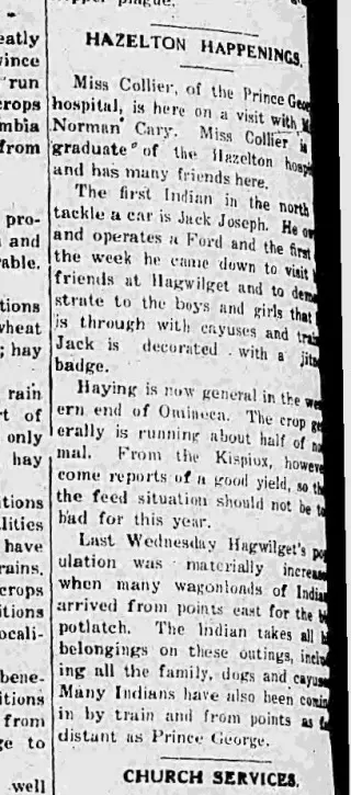 other Newspaper clipping from Jul 14, 1922 3426584