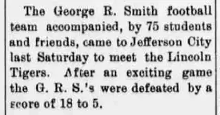Sports Newspaper clipping from Nov 7, 1902 4699693