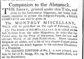 other Newspaper clipping from Feb 7, 1774 5580281
