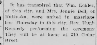 other Newspaper clipping from Jul 5, 1901 5637267