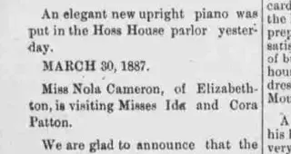 other Newspaper clipping from Mar 3, 1887 5637590