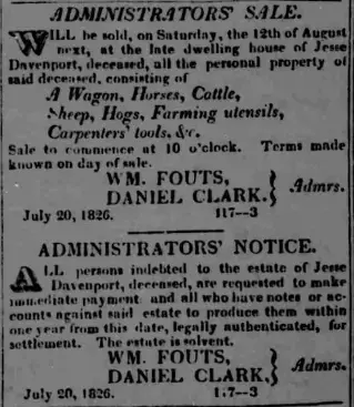 other Newspaper clipping from Jul 29, 1826 5638168