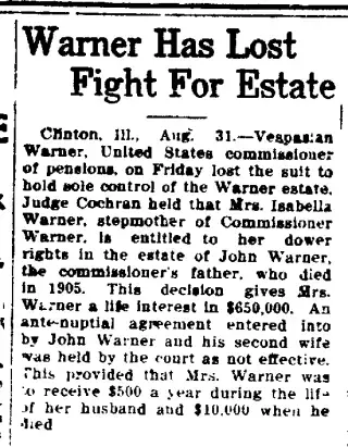 other Newspaper clipping from Aug 31, 1907 5638324