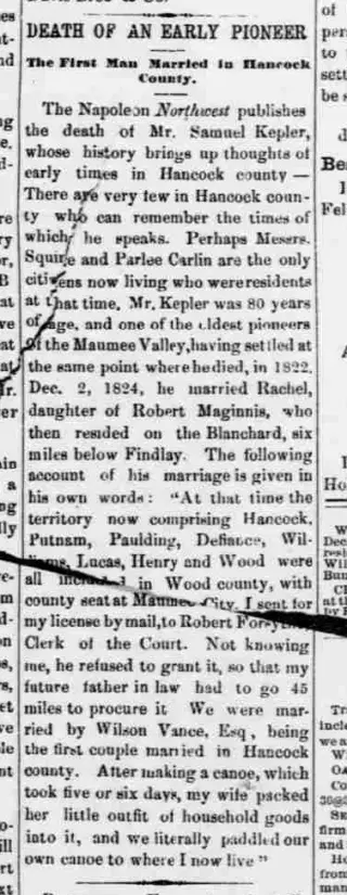 Marriage Newspaper clipping from Dec 27, 1872 5638536