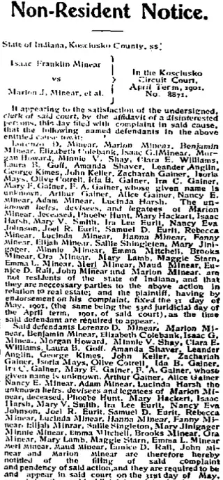 General news Newspaper clipping from Apr 18, 1901 5638879