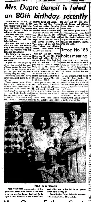 Anniversary Newspaper clipping from Mar 7, 1966 5639234