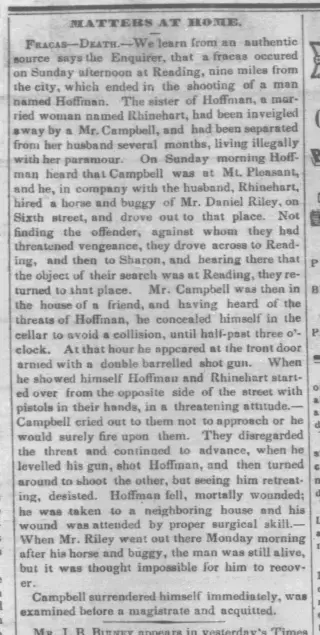 Crime Newspaper clipping from Apr 19, 1848 5639859