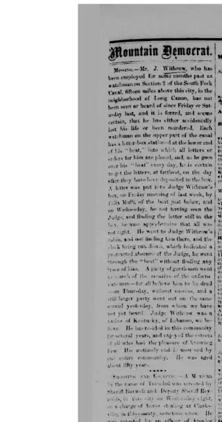 other Newspaper clipping from Nov 17, 1860 5640033