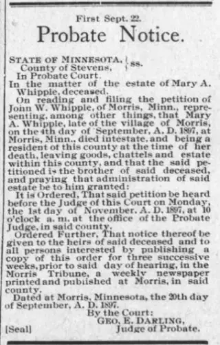 other Newspaper clipping from Sep 29, 1897 5640124