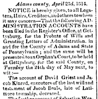 other Newspaper clipping from May 11, 1814 5641202