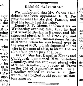 other Newspaper clipping from Aug 13, 1889 5641382