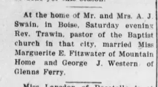 Marriage Newspaper clipping from Sep 1, 1917 5642793