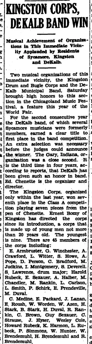 other Newspaper clipping from Aug 23, 1933 5643371