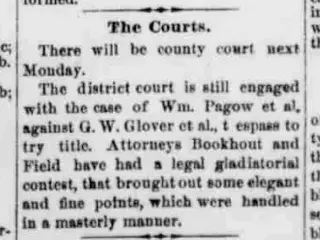 other Newspaper clipping from Feb 4, 1887 5644590