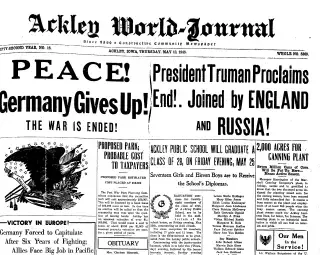 other Newspaper clipping from May 10, 1945 5644969