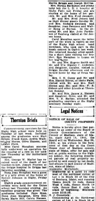 other Newspaper clipping from May 22, 1941 5645219