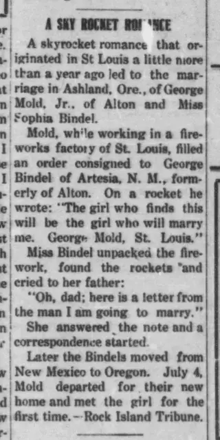 other Newspaper clipping from Aug 19, 1911 5645521