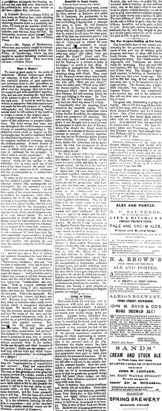 Marriage Newspaper clipping from Nov 3, 1863 5645563