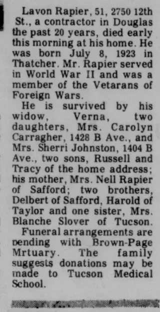 other Newspaper clipping from Jul 15, 1974 5647053