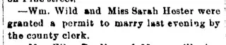 Marriage Newspaper clipping from Mar 30, 1888 5647495