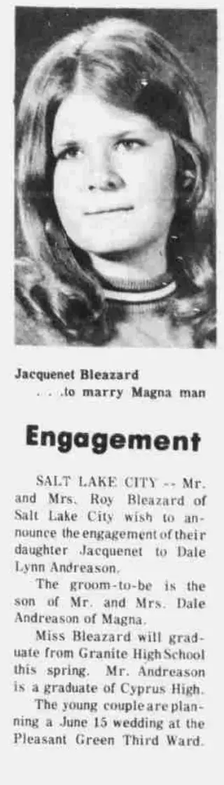 Marriage Newspaper clipping from May 24, 1973 5647970