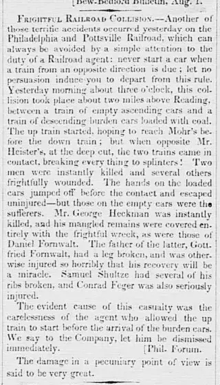 other Newspaper clipping from Aug 3, 1843 5648407
