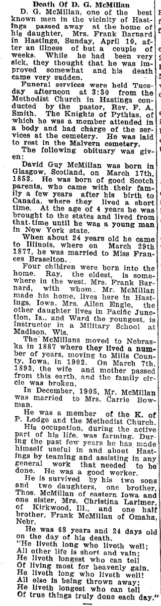 other Newspaper clipping from Apr 14, 1921 5648802