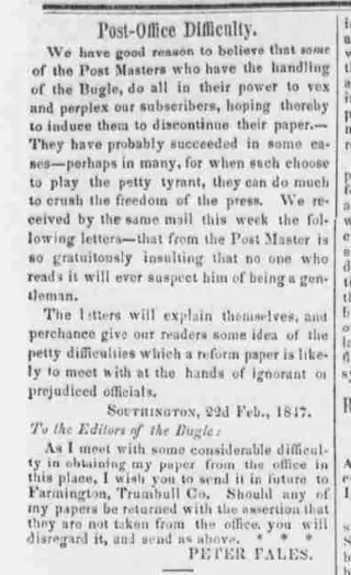 other Newspaper clipping from Mar 5, 1847 5649002
