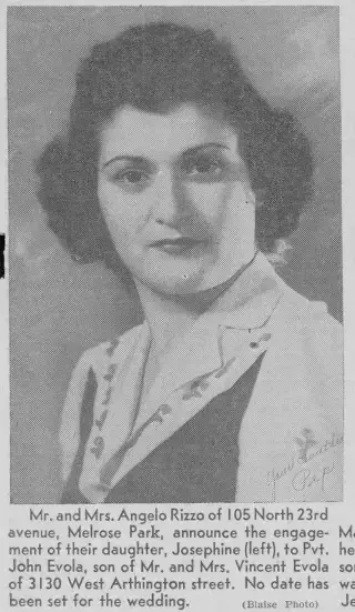 Marriage Newspaper clipping from Feb 18, 1943 5649090