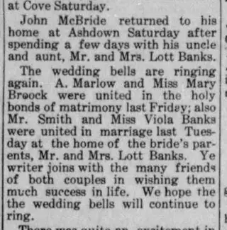Marriage Newspaper clipping from Oct 15, 1908 5650506
