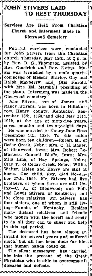 other Newspaper clipping from May 22, 1919 5651017