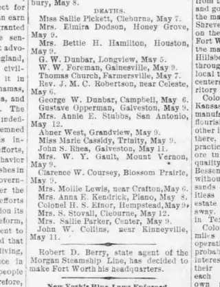 other Newspaper clipping from May 20, 1887 5651088