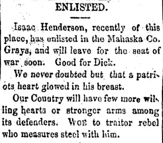 other Newspaper clipping from May 4, 1861 5651200