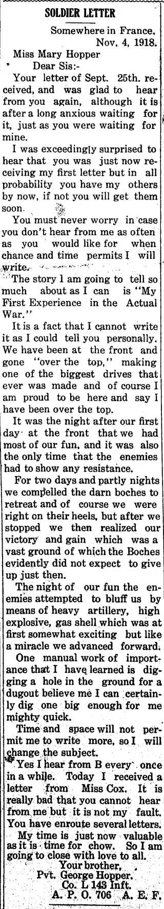other Newspaper clipping from Dec 26, 1918 5651222