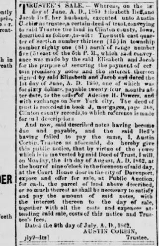 other Newspaper clipping from Jul 21, 1862 5651925