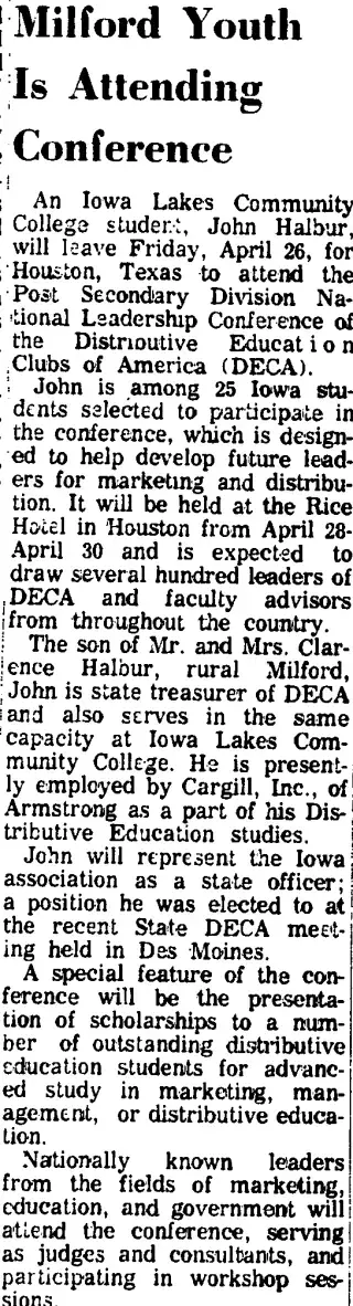 Business Newspaper clipping from Apr 27, 1968 5652124