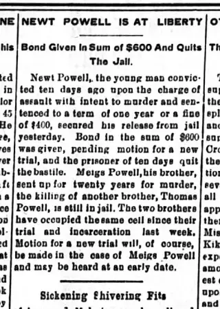 Crime Newspaper clipping from Jan 5, 1906 5652443