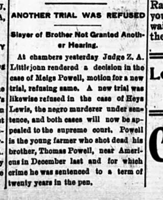 Crime Newspaper clipping from Feb 2, 1906 5652457