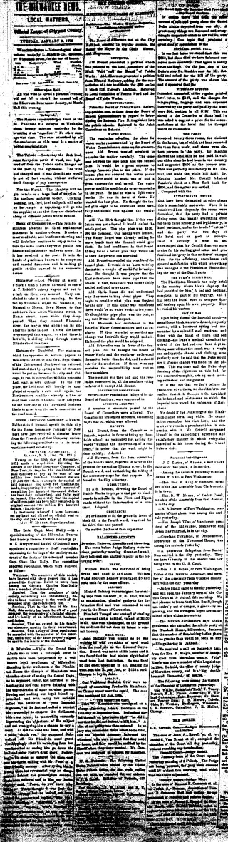 other Newspaper clipping from Jan 9, 1872 5655023