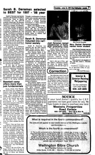 other Newspaper clipping from Jun 12, 1997 5657487