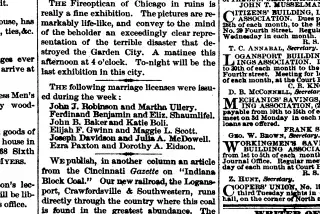 Marriage Newspaper clipping from Feb 1, 1872 5658840