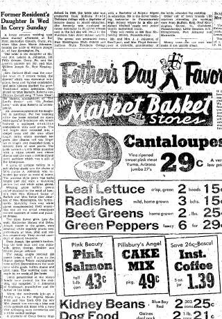 Marriage Newspaper clipping from Jun 17, 1954 5658977