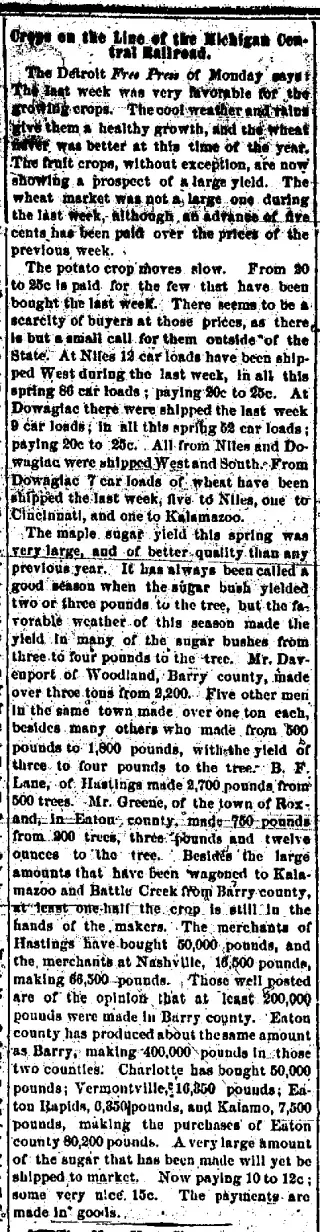 other Newspaper clipping from May 13, 1869 5659355
