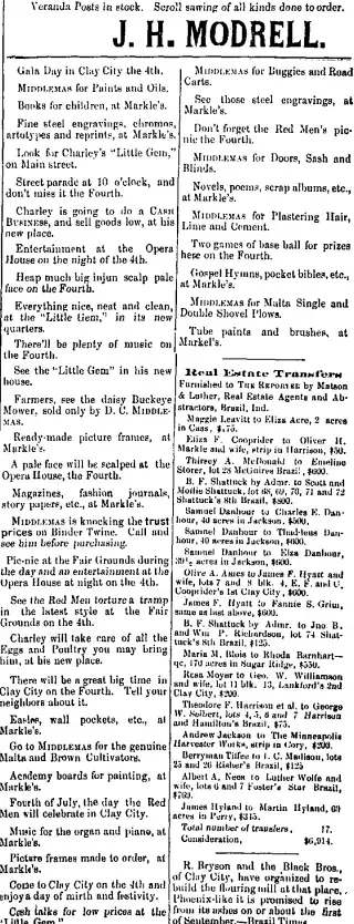 other Newspaper clipping from Jun 28, 1889 5659529